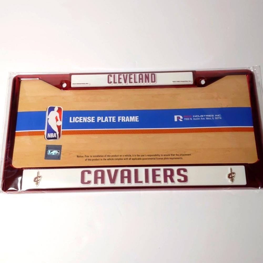 Cleveland cavaliers license plate frame